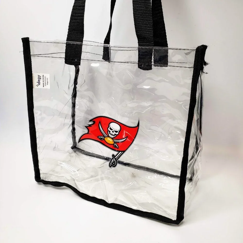 Tampa Bay Buccaneers Clear Small Shopping‎ Tote Florida Football Fan